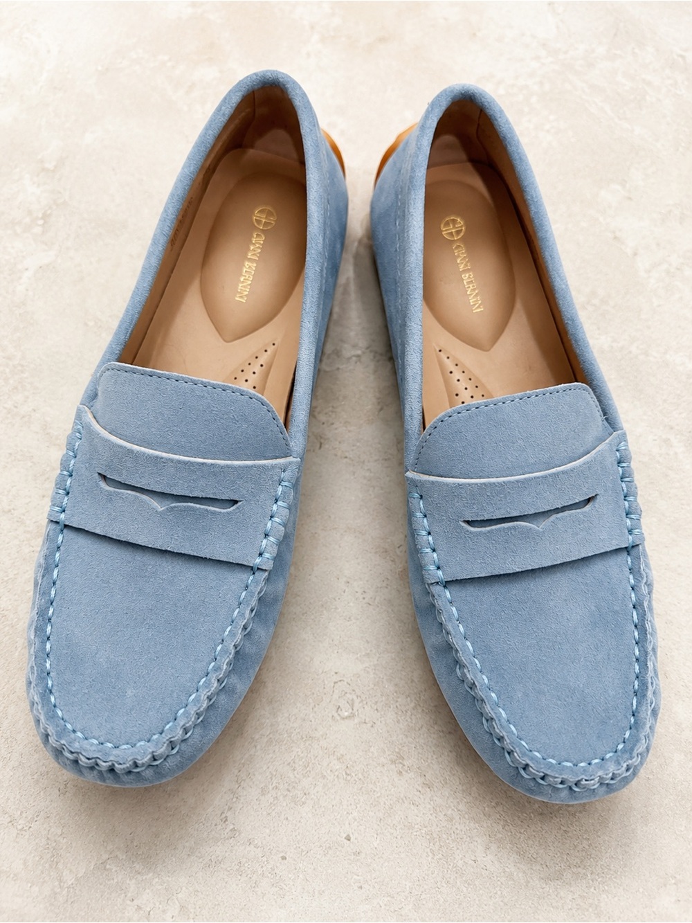 Women's Carinna Slip Light Blue Loafers 5.5M